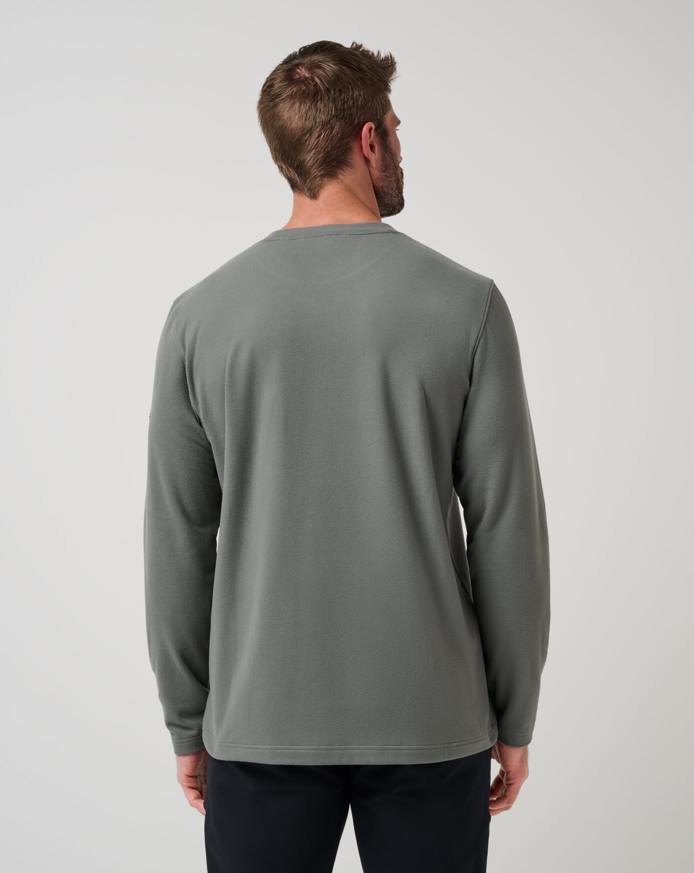 Travis Mathew Peak Fleece Crew -Dark Olive