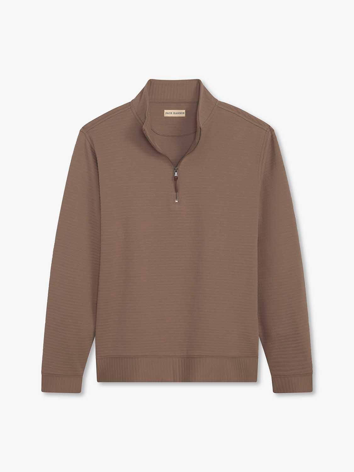 Fair Harbor Overlook 1/4zip -Sandbar