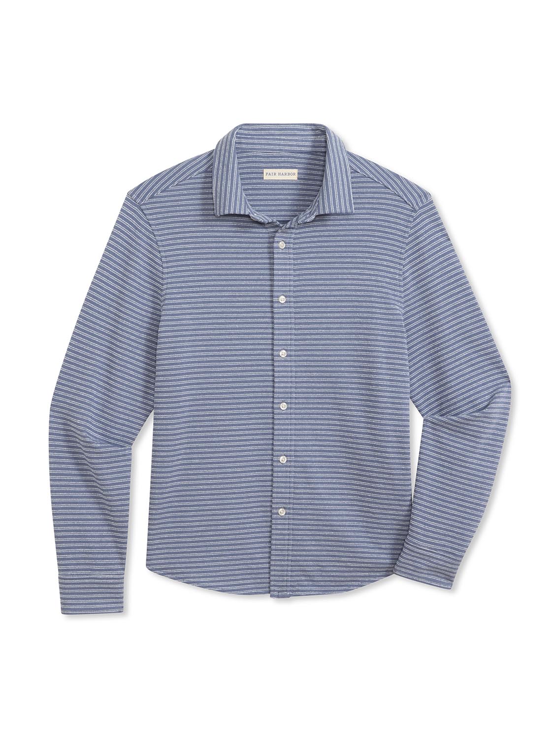 Fair Harbor Sundown Terry Button Up-Martime