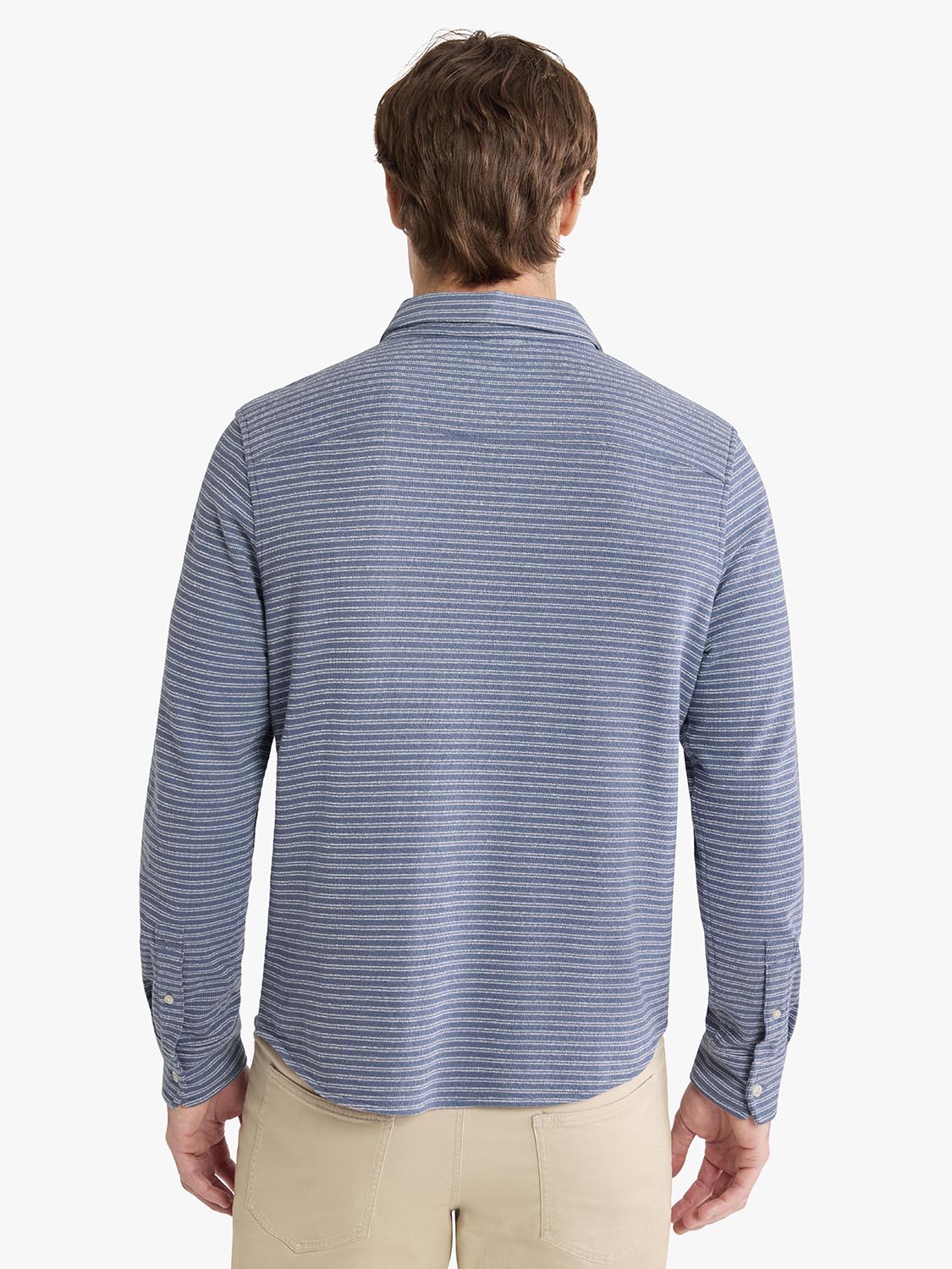 Fair Harbor Sundown Terry Button Up-Martime