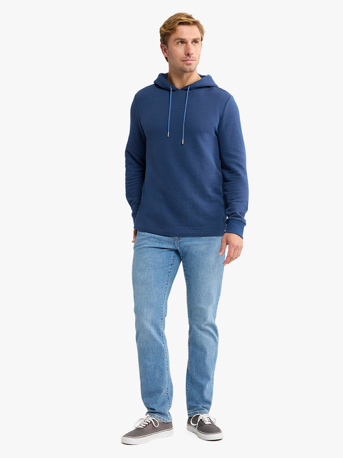 Fair Harbor Tailwind Hoodie-Navy