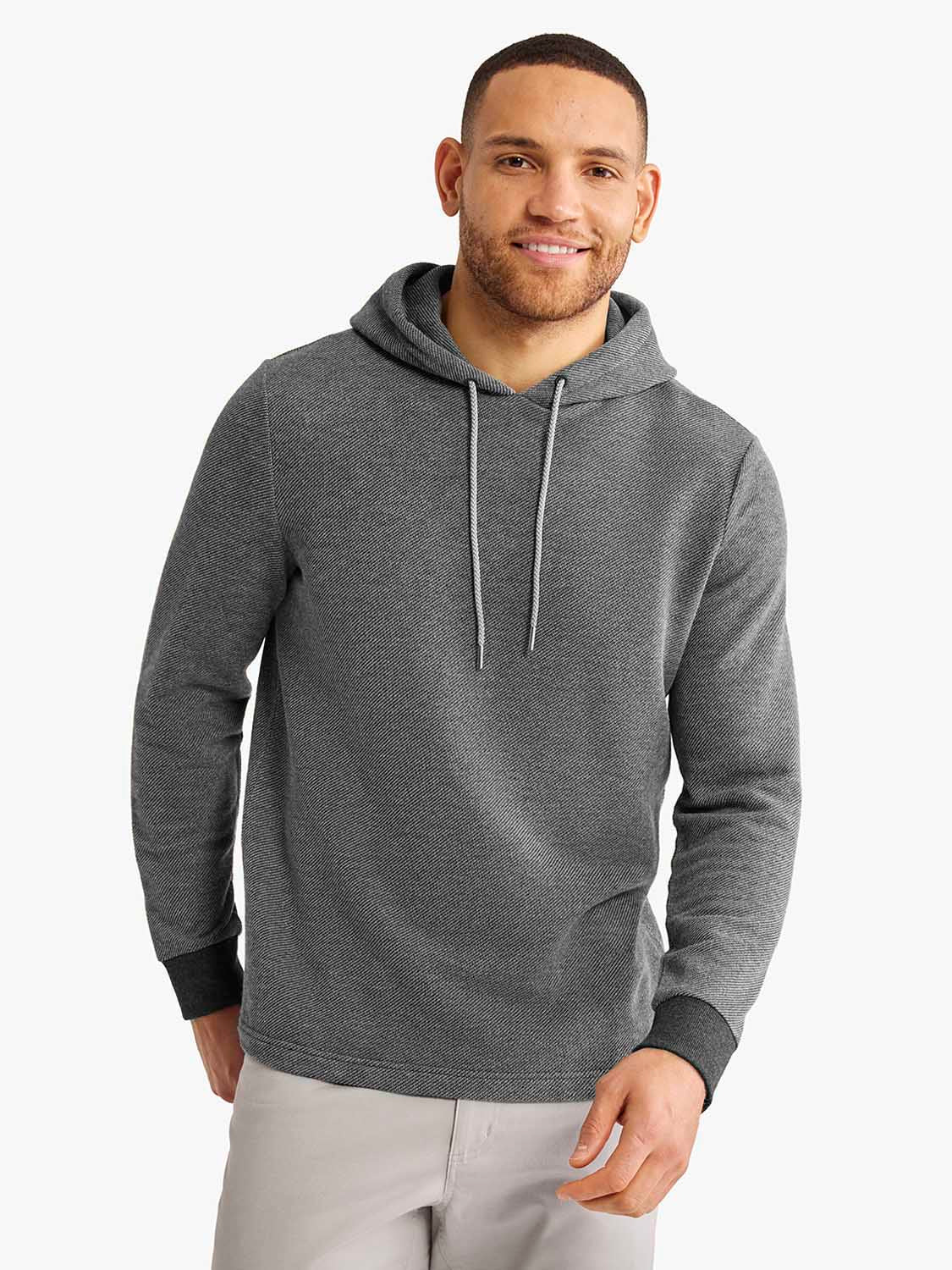 Fair Harbor Tailwind Hoodie-Charcoal