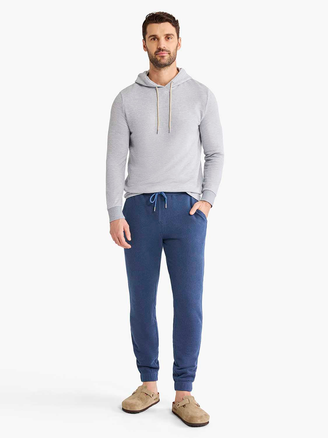 Fair Harbor Tailwind Sweatpants-Navy