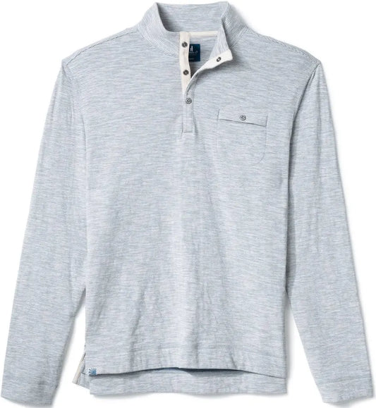 Johnnie O Cove Striped Henley -Cream