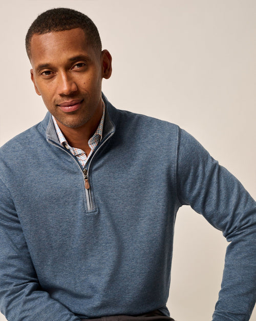 Johnnie O Sully 1/4 Zip- Helios Blue