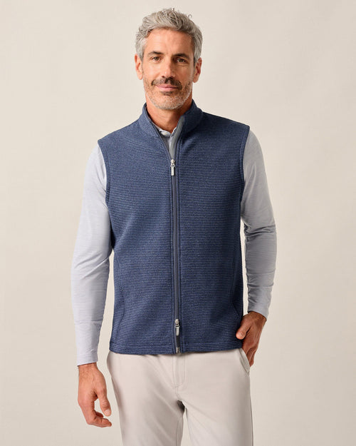 Johnnie O Reggie Vest-Navy
