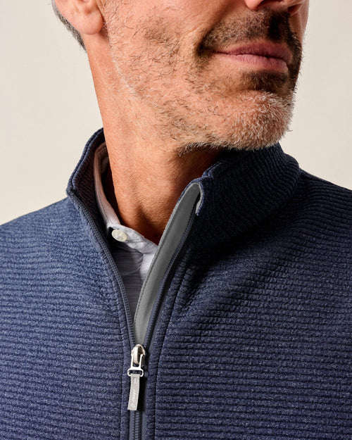 Johnnie O Reggie Vest-Navy