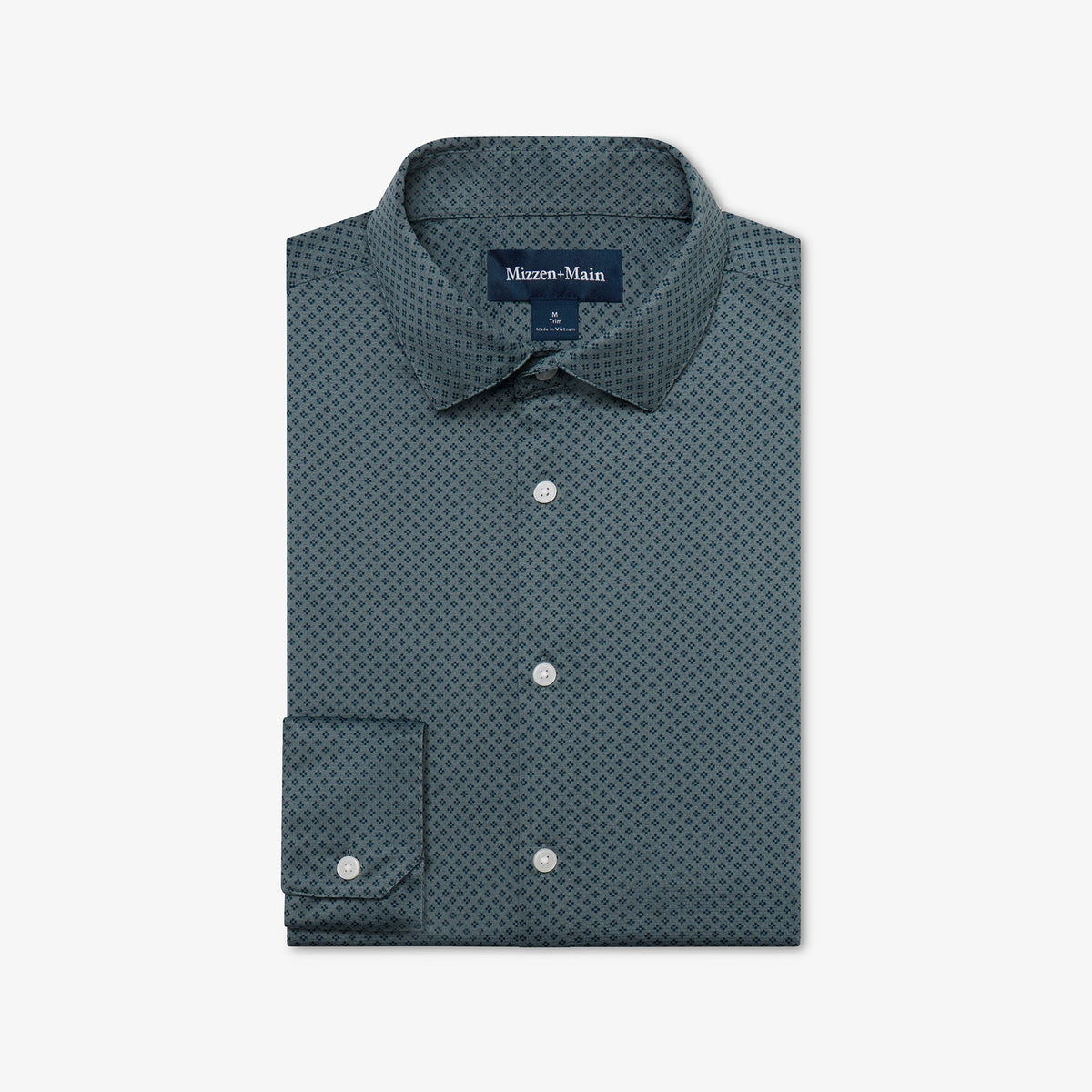 Mizzen & Main -Haylard Dress Shirt Hemlock Clover