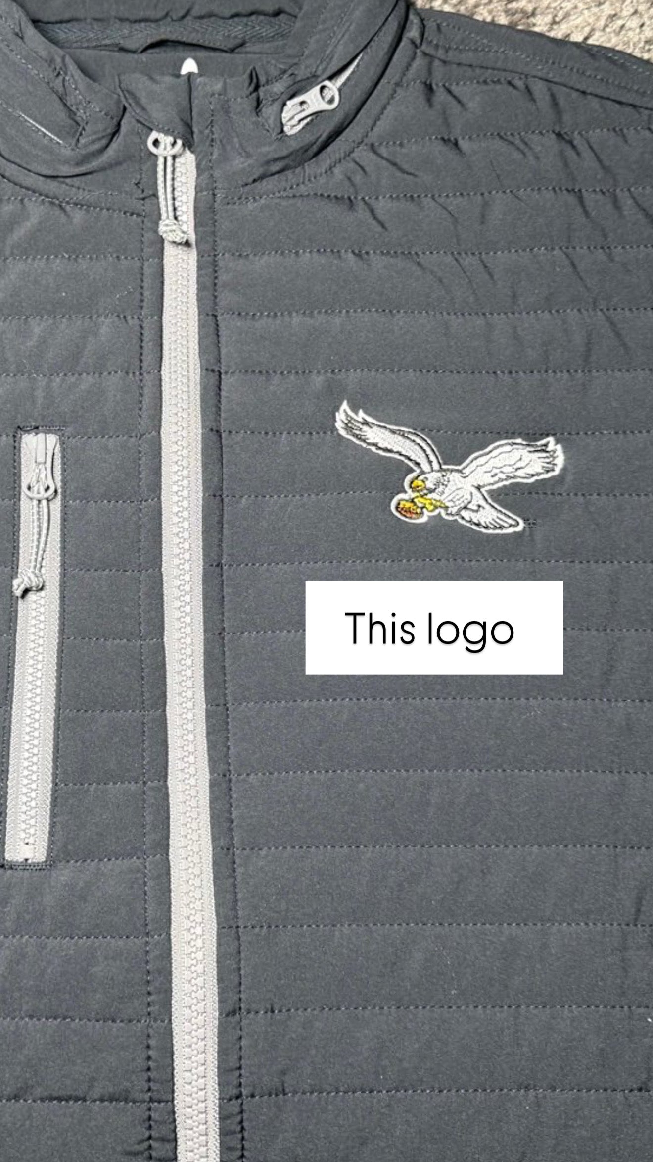 Johnnie O Philadelphia Eagles Crosswind Quilted Performance