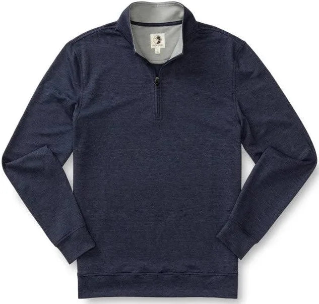 Duck Head 1/4 Zip- Navy Heather