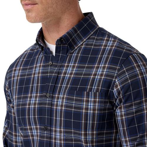 Mizzen + Main City Flannel Navy Thomas Plaid