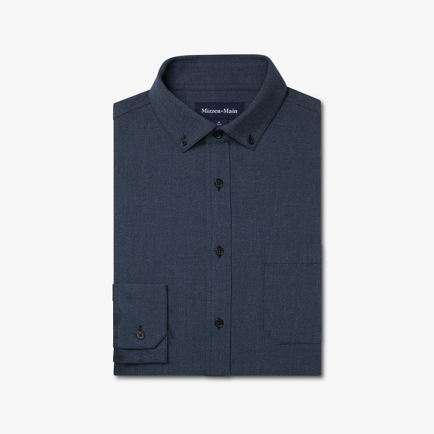 Mizzen & Main City Flannel-Navy Heather