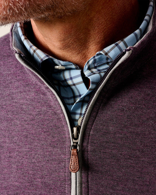 Johnnie O Sully 1/4 Zip Plum