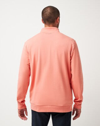 Travis Mathew CLOUD QUARTER ZIP 2.0-Terra Cotta