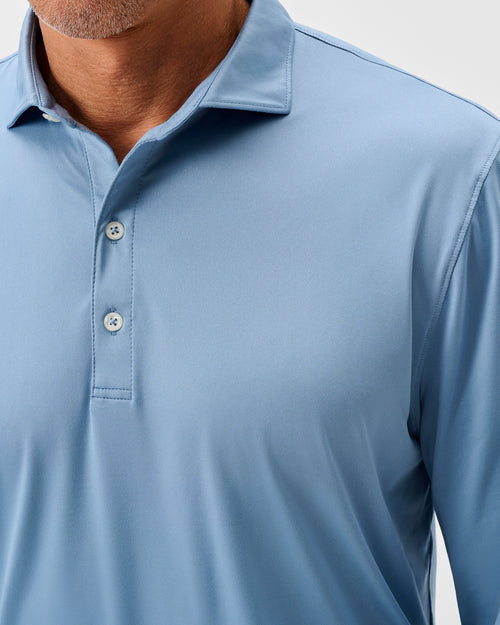 Johnnie O Swing LS Polo Carbor Fiber