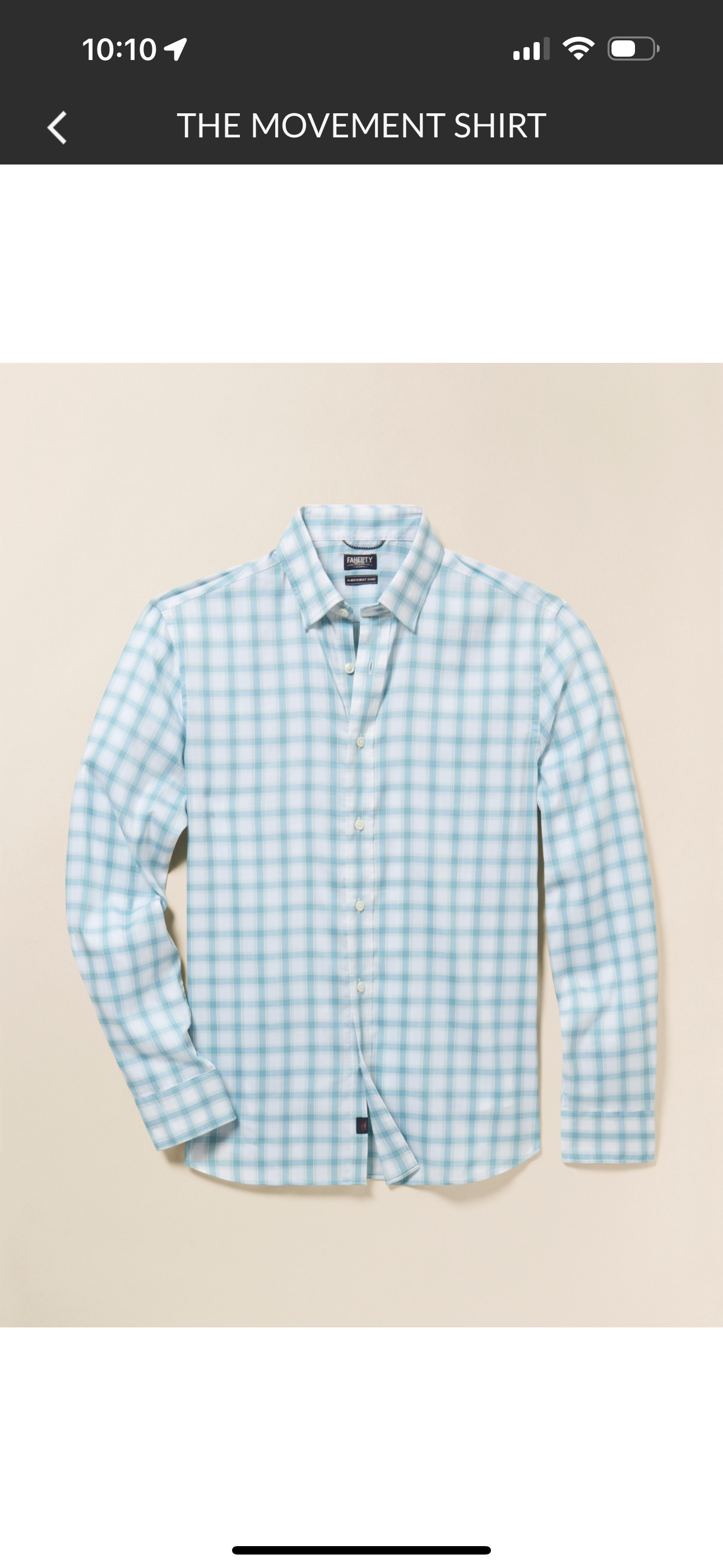 Faherty Movement Ice Plaid