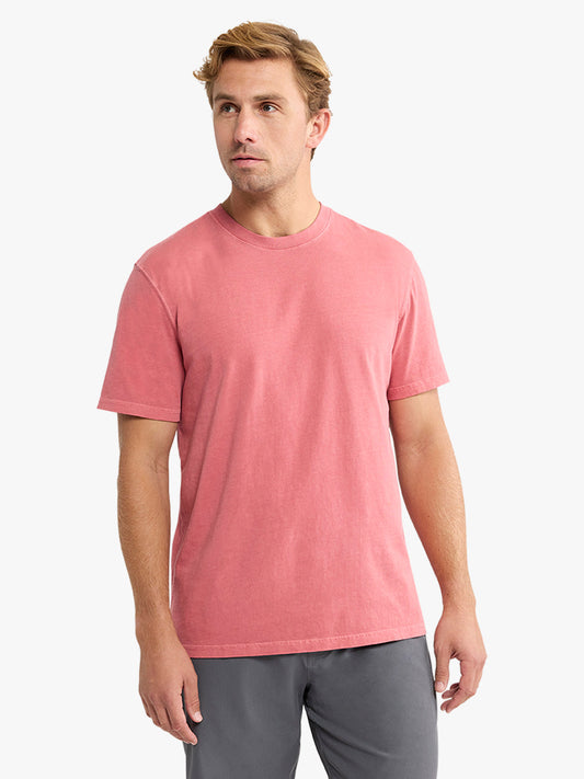 Fair Harbor Sailtire Tee Washed Red