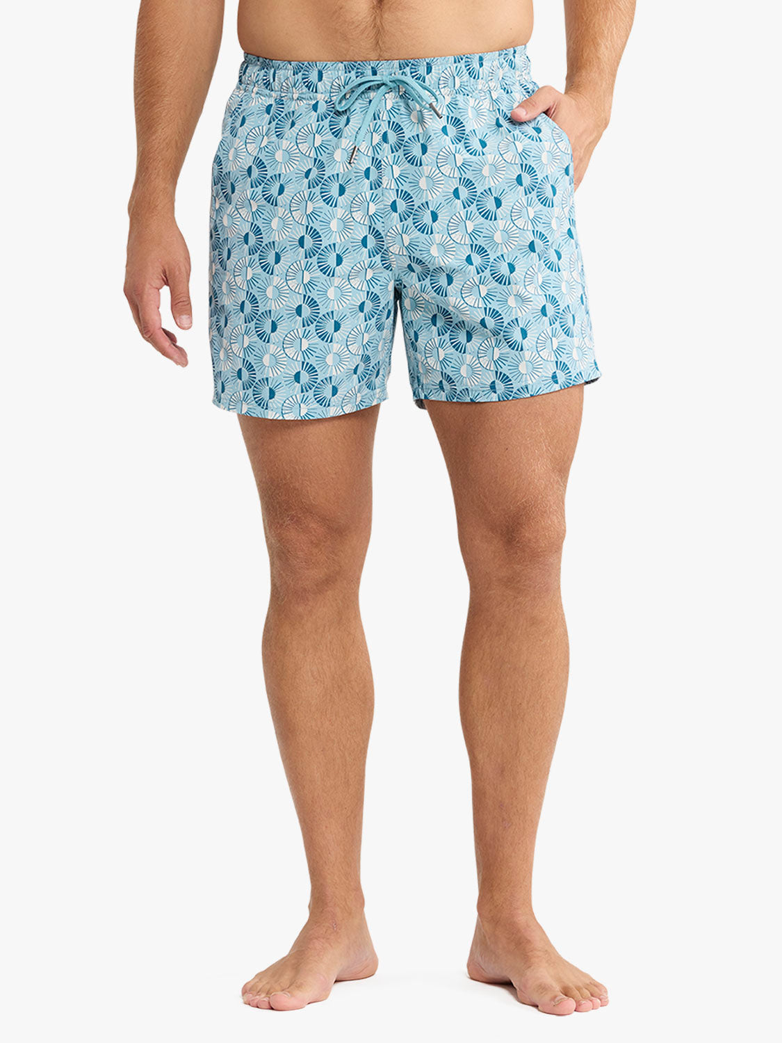 Fair Harbor Bungalow Swim Bayblue Sunburst