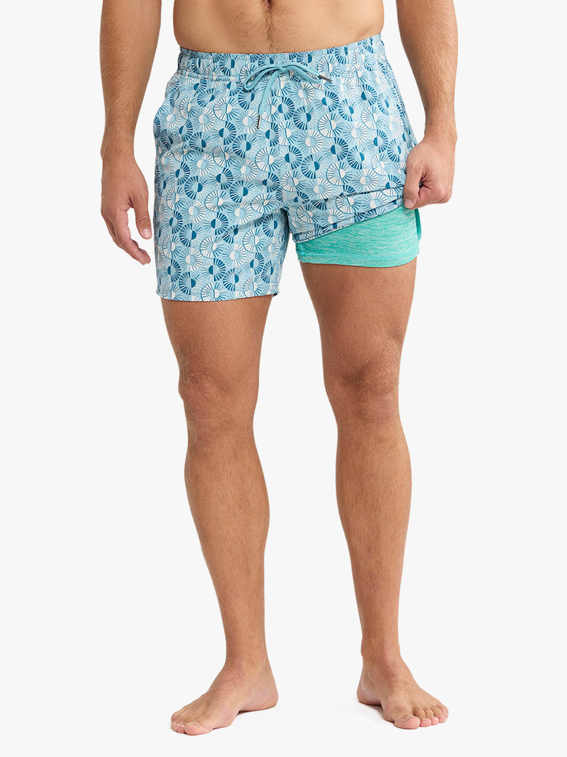 Fair Harbor Bungalow Swim Bayblue Sunburst