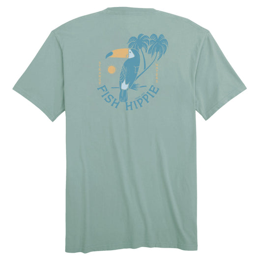 Fish Hippie Youth Tee - Perched Short Sleeve Tee Seafoam