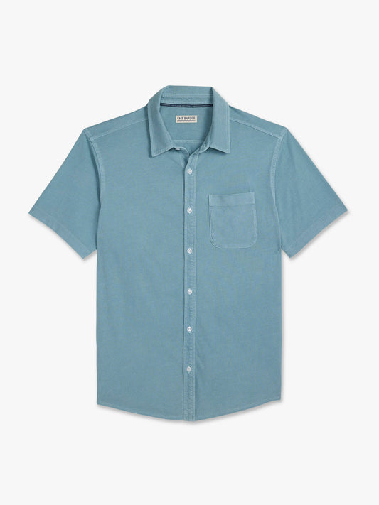 Fair Harbor Saltaire SS Buttondown Bay Blue