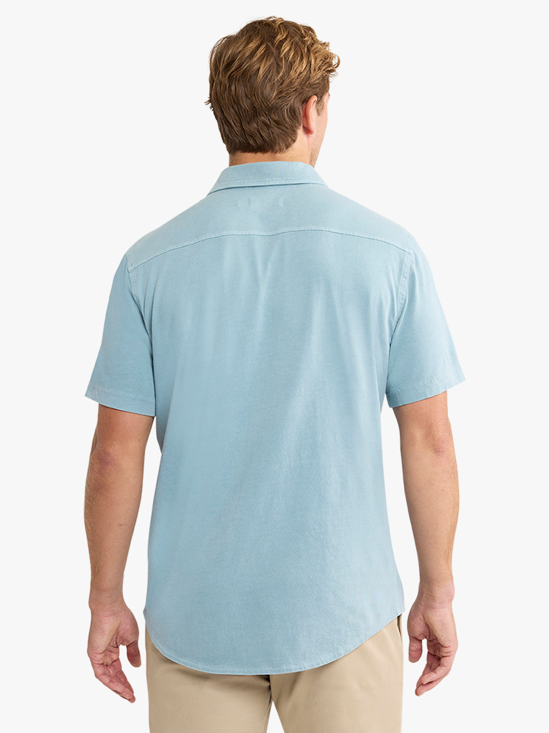 Fair Harbor Saltaire SS Buttondown Bay Blue