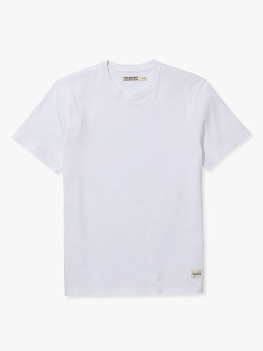 Fair Harbor Saltaire White Tee