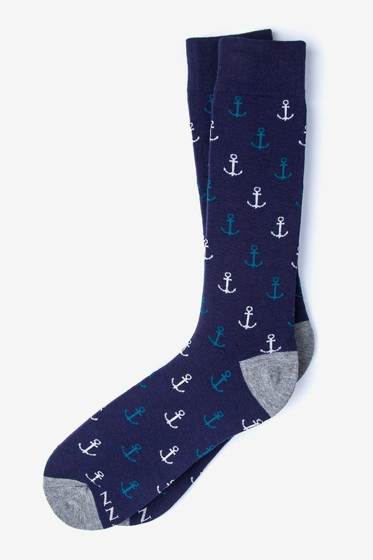 Alynn Socks -Anchor Navy