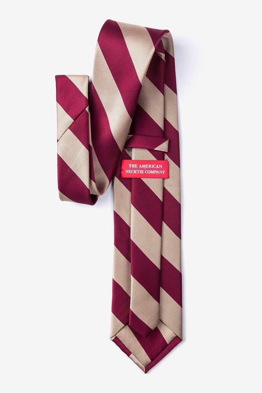 Wild Attire Crimson and Cream Tie