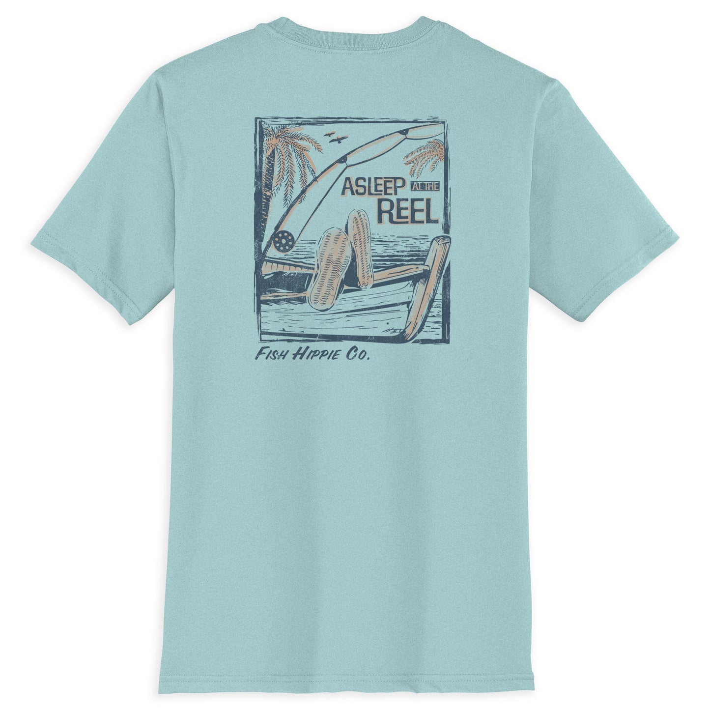 Fish Hippie Tee Asleep at the Reel-Marsh