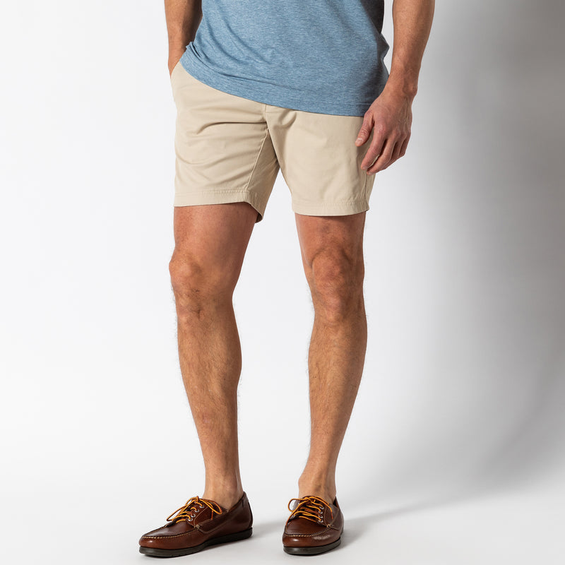 Duck Head 8" Harbor Performance Short- Stone