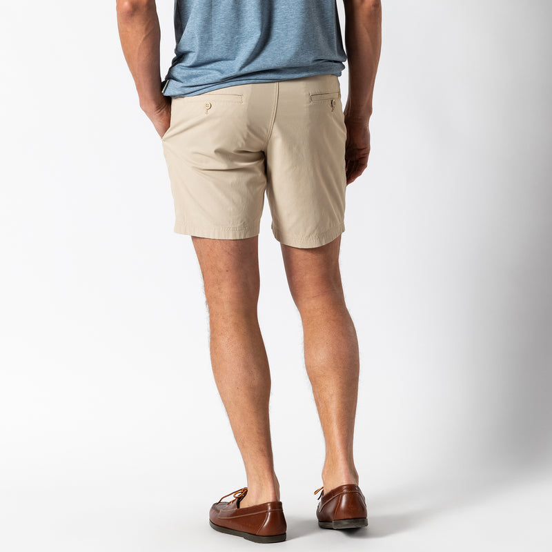 Duck Head 8" Harbor Performance Short- Stone
