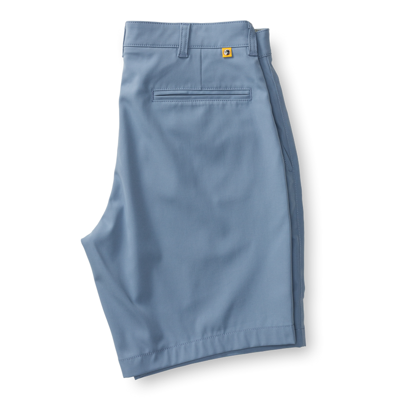 Duck Head 9inch Longdrive Performance Short- Chambray Blue