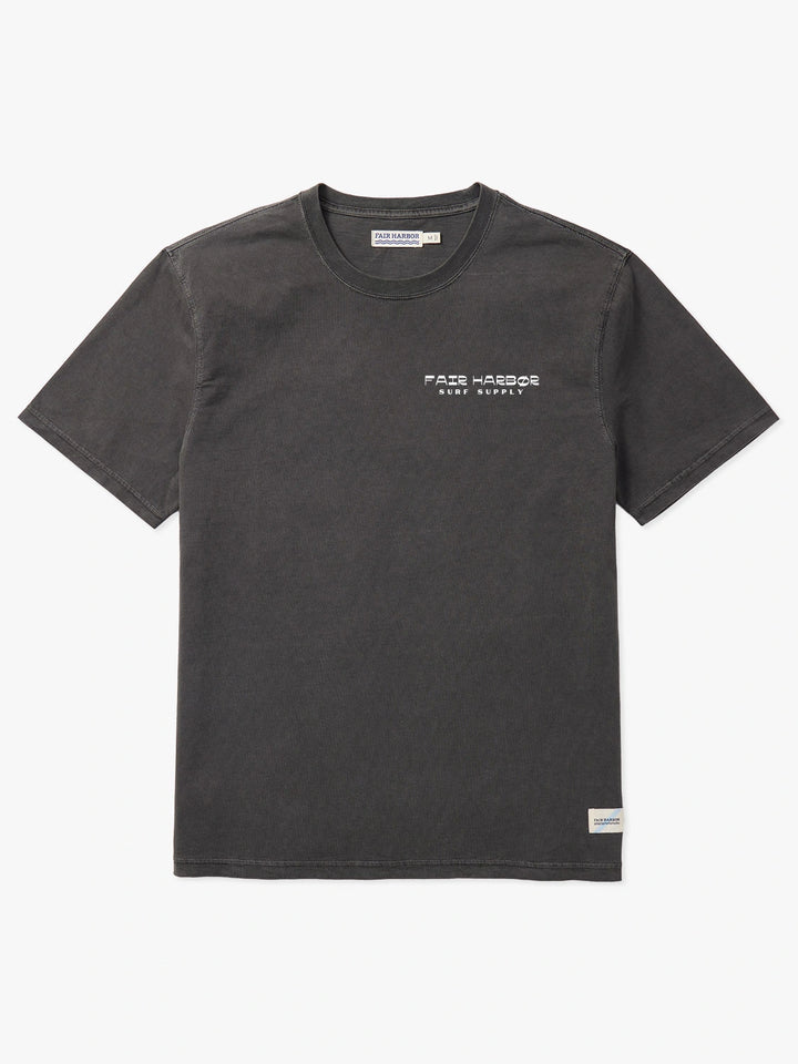 Fair Habor Saltaire Graphic Tee - Black Beach Surf