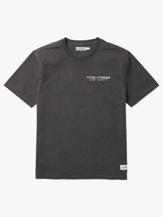 Fair Habor Saltaire Graphic Tee - Black Beach Surf