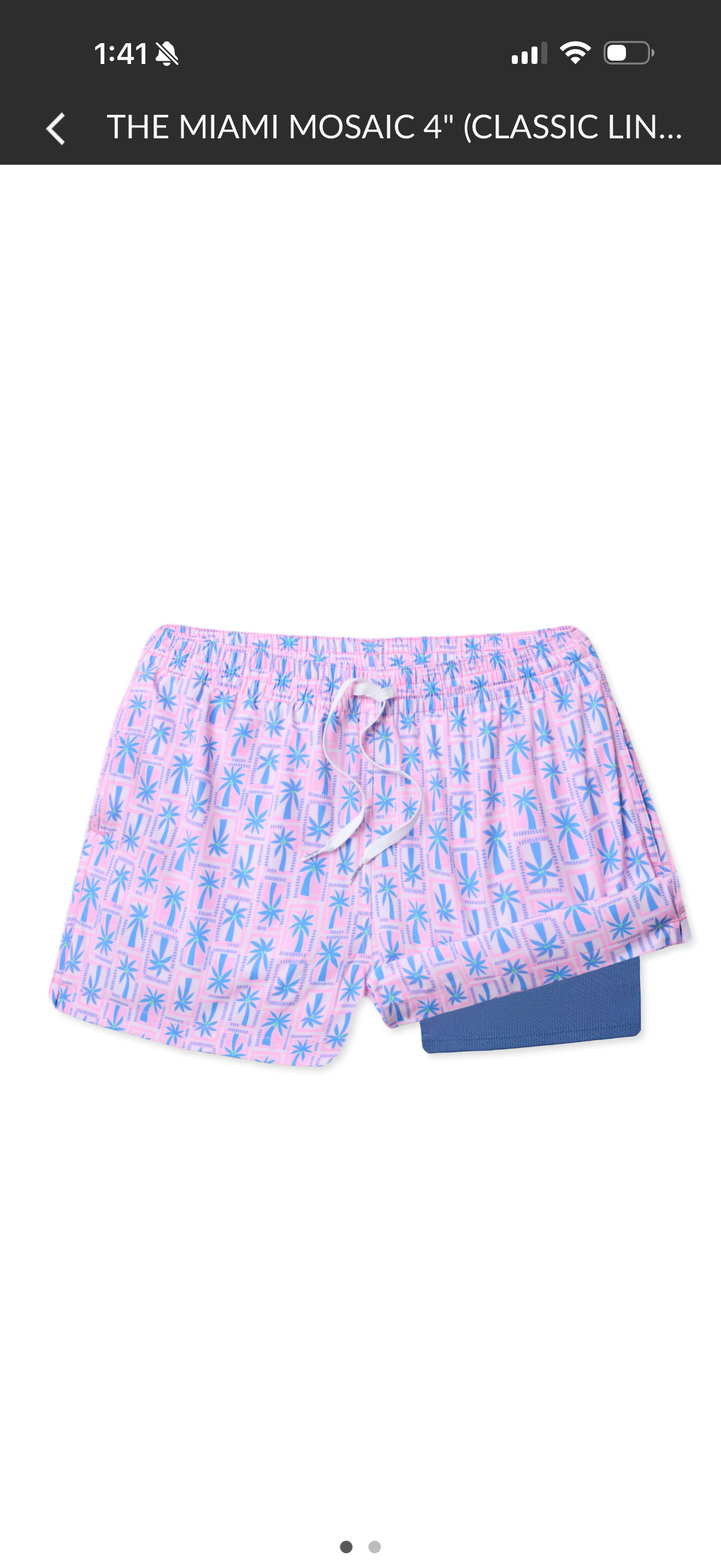 Chubbies Men's The Miami Mosaics Classic 5.5" Swim Trunks