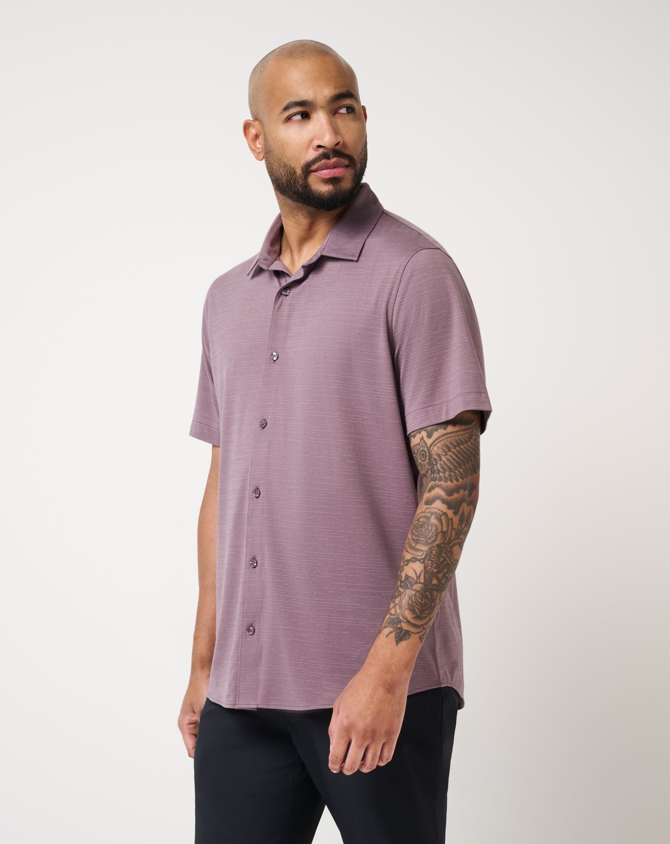 Travis Mathew Heater Buttonup-Moonscape