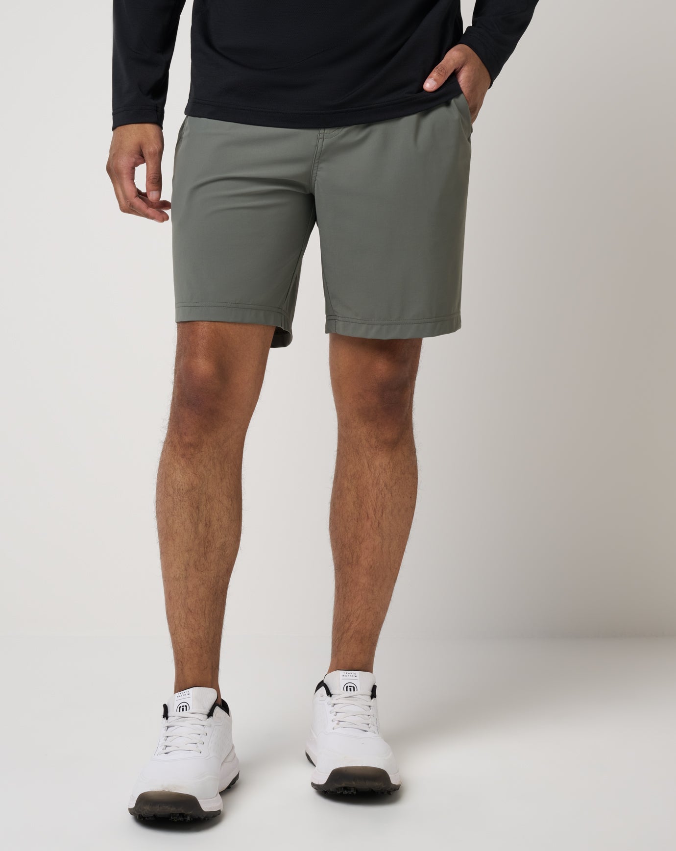 Travis Mathew Hero Hour 8inch short-Dark Olive