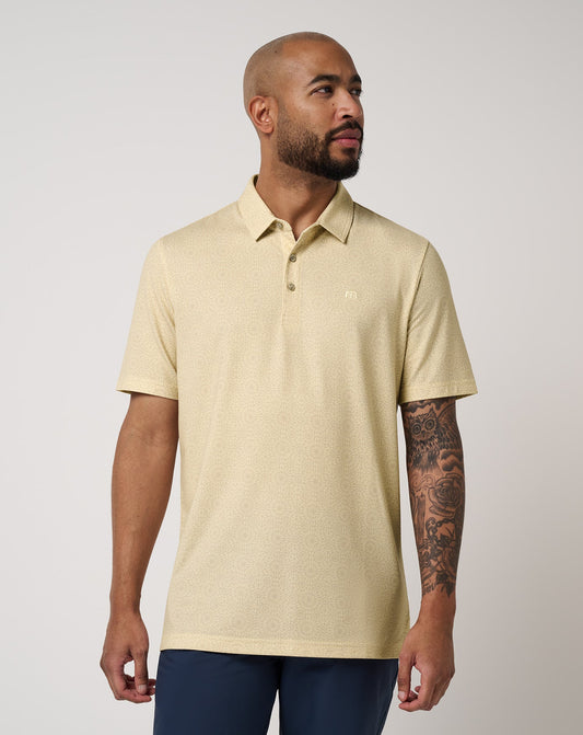Travis Mathew Featherweight Views Pear Sorbet Polo