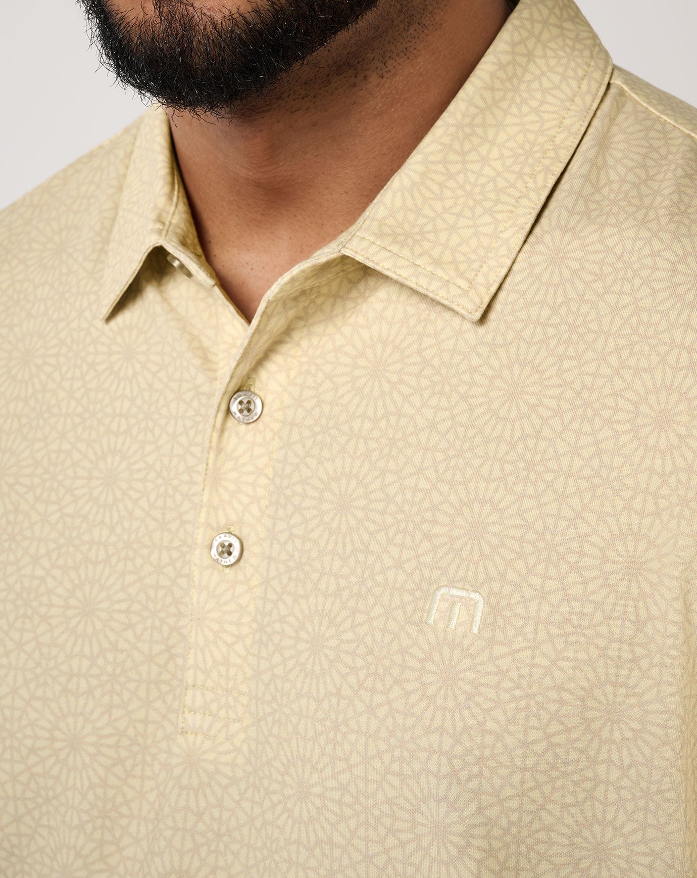 Travis Mathew Featherweight Views Pear Sorbet Polo