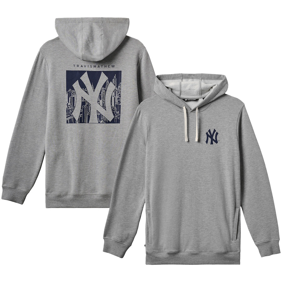 Travis Mathew New York Yankees Cloud Hoodie -Grey