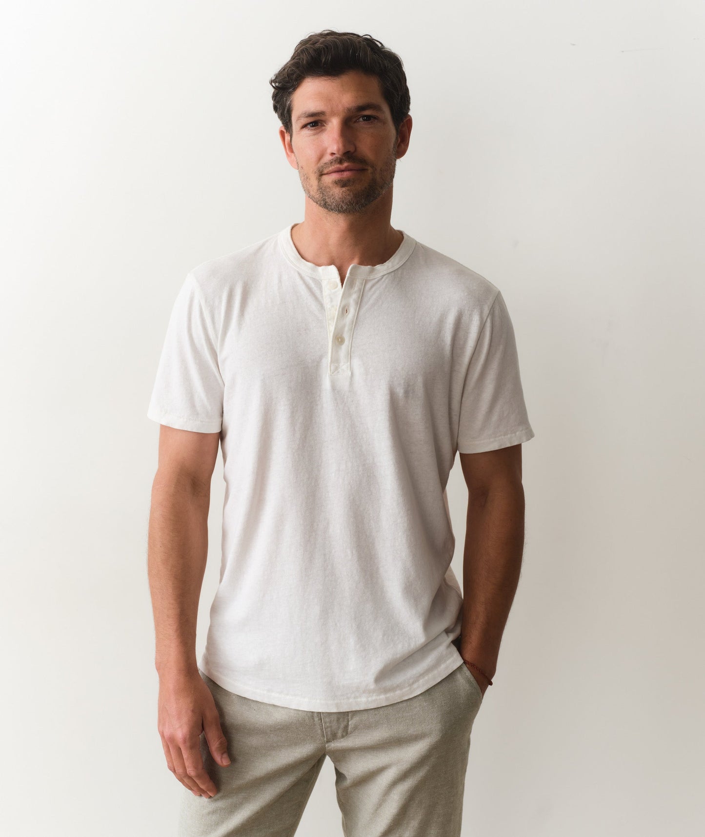 Marine Layer Hemp Henley Tee