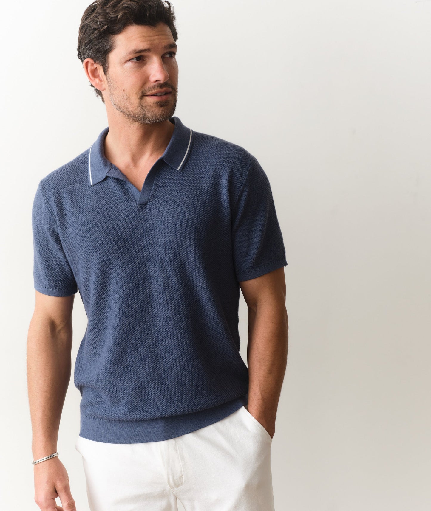 Marine Layer Greyson Sweater Polo