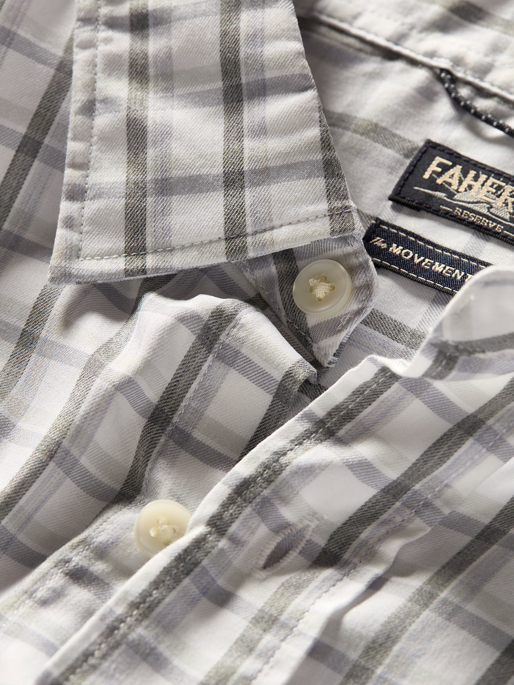 Faherty Movement Buttondown winter plaid