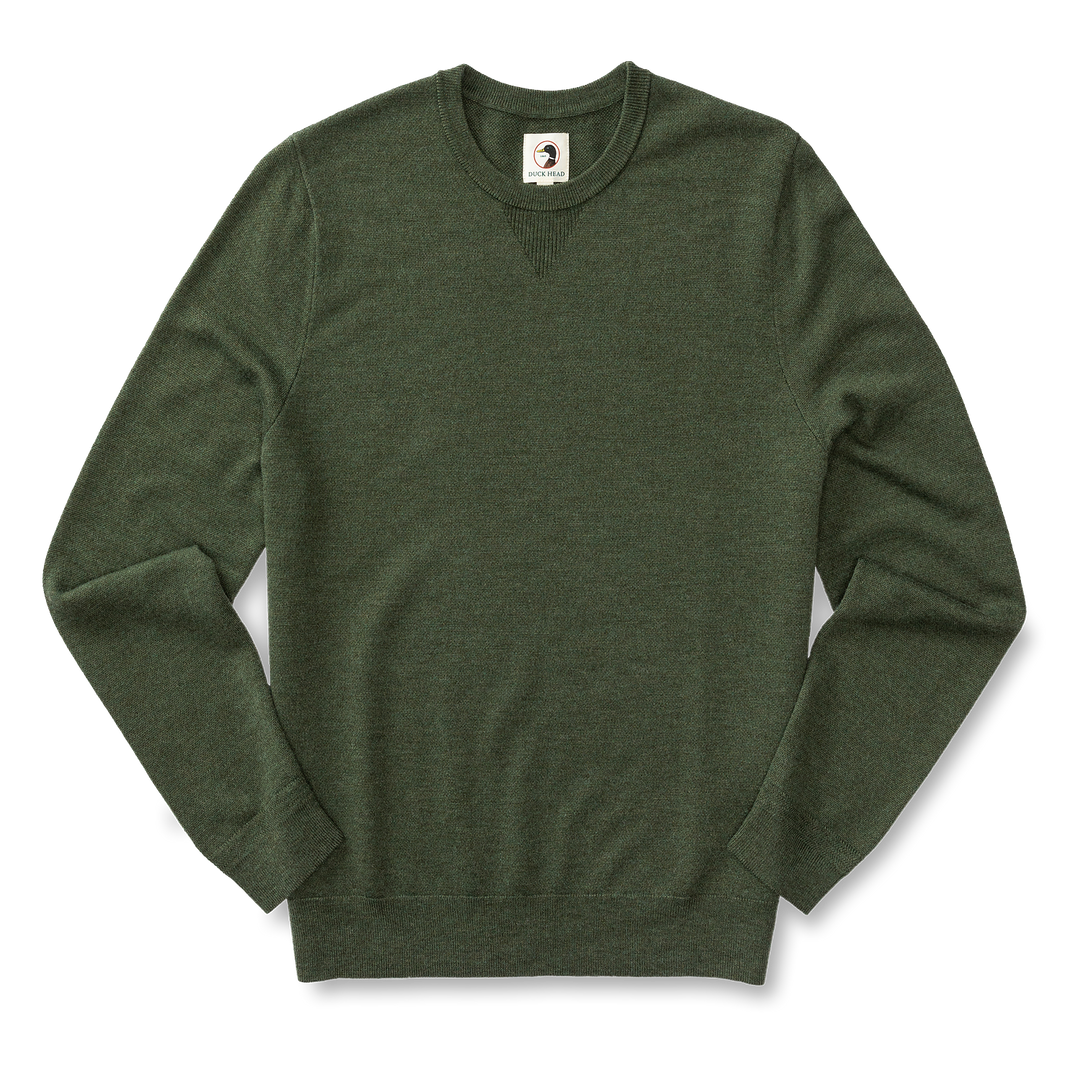 Duck Head Pine Green Heather Sweater