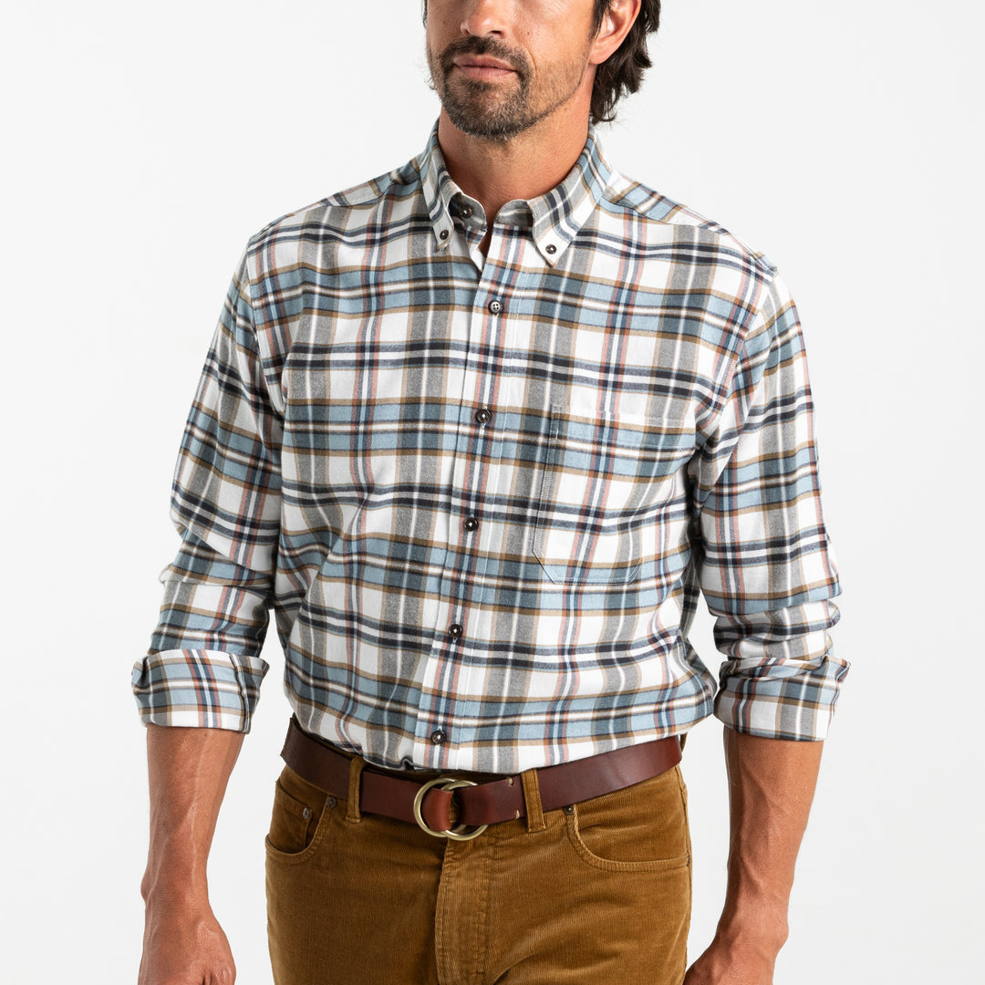 Duck Head Cotton Flannel Sport Shirt
Russin Plaid