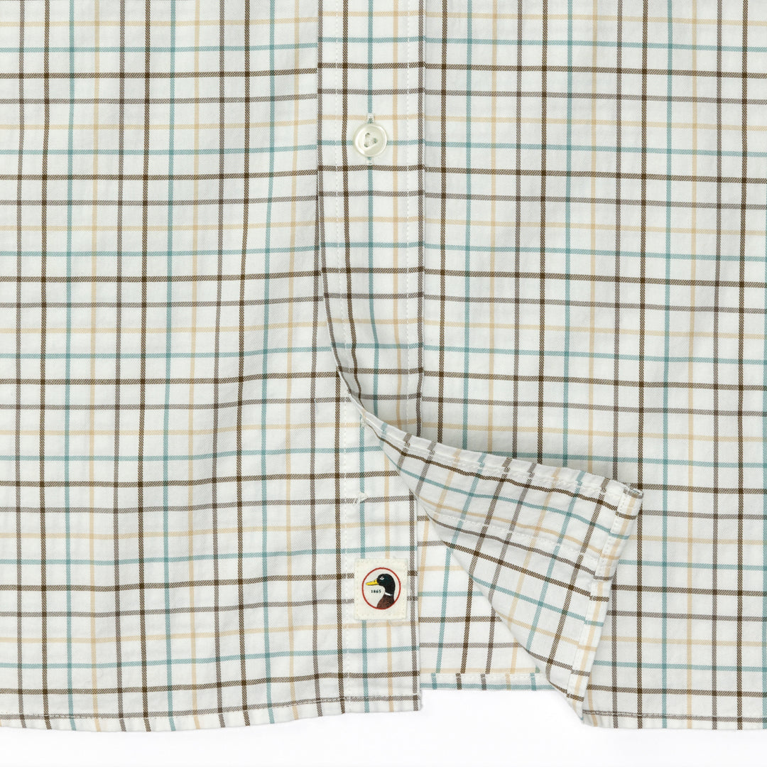 Duck Head Cotton Twill Sport Shirt
Joyner Plaid  -Midnight Olive