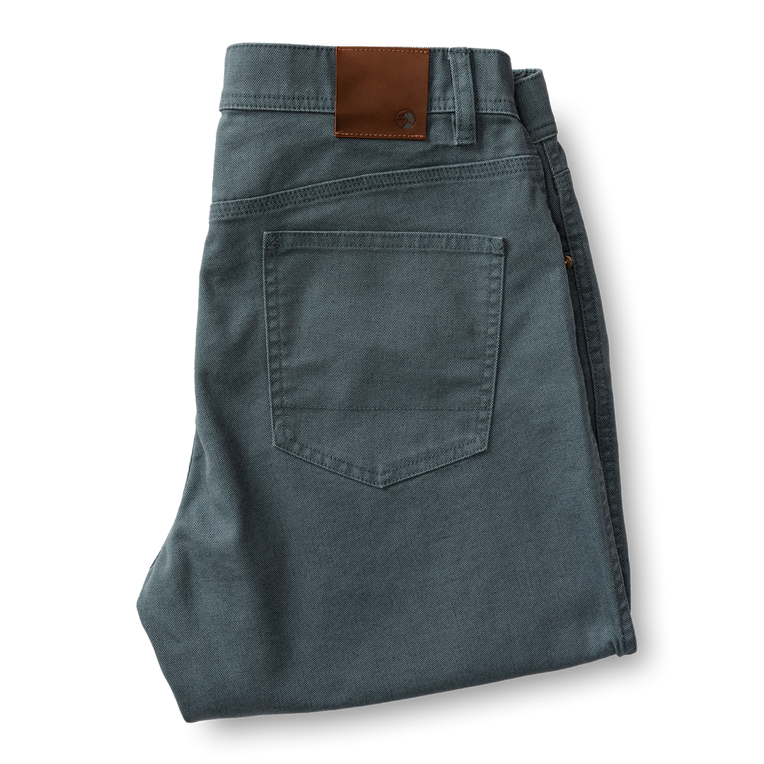 Duck Head Field Canvas Five-Pocket- Graphite Blue