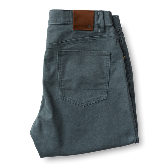 Duck Head Field Canvas Five-Pocket- Graphite Blue