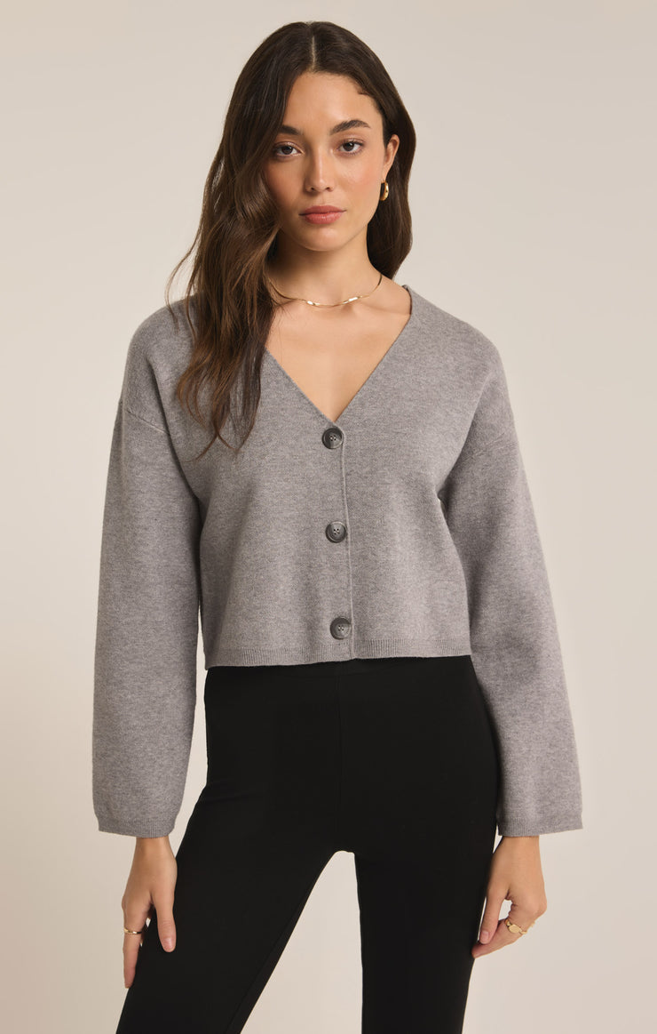 ZSupply Estelle Cardigan Classic Heather Grey